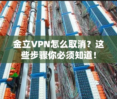 金立VPN怎么取消?这些步骤你必须知道!
